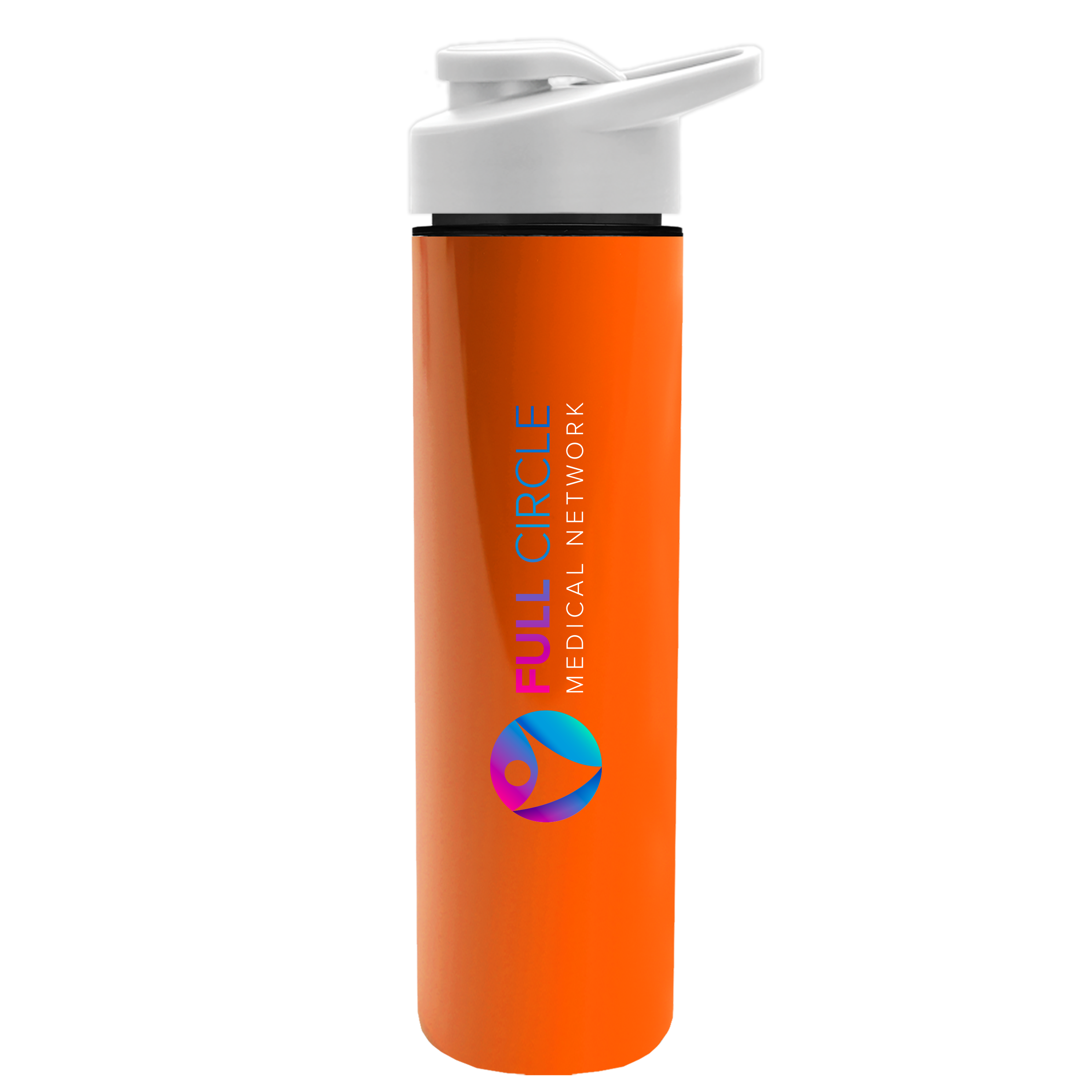 Slim Double-Wall Insulated Bottle with Drink-Thru Lid - 16 oz.